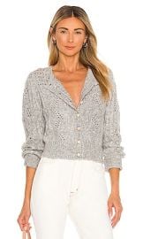 HEARTLOOM Thalia Cardi in Dove at Revolve