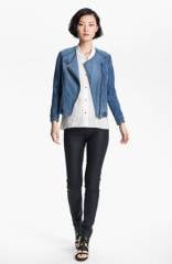 HELMUT Helmut Lang Denim Moto Jacket at Nordstrom