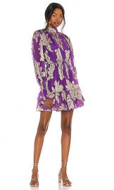 HEMANT AND NANDITA Elea Mini Dress in Purple from Revolve com at Revolve