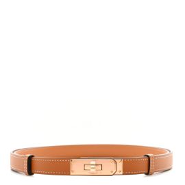 HERMES Epsom Kelly Belt Gold 1296545 FASHIONPHILE at Fashionphile