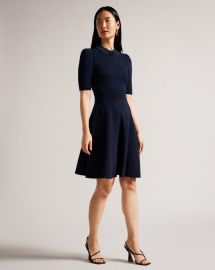 HILLDER - DK-BLUE Work Dresses Ted Baker US at Ted Baker