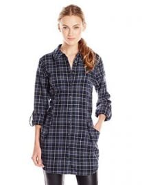 HL Key Womenand39s Ethel Plaid Flannel Tunic Shirt at Amazon