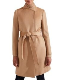 HOBBS LONDON Ada Belted Wool Coat Bloomingdales at Bloomingdales