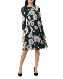 HOBBS LONDON Aurelie Floral A-Line Dress   Women - Bloomingdale s at Bloomingdales