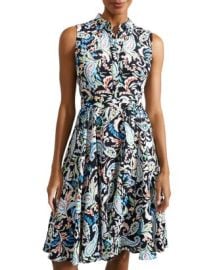 HOBBS LONDON Belinda Paisley Print Dress Bloomingdales at Bloomingdales