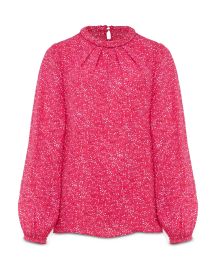 HOBBS LONDON Jonie Printed Blouson Sleeve Top   Bloomingdales at Bloomingdales