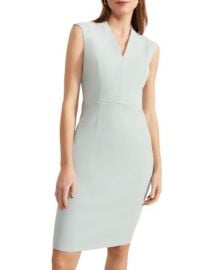 WornOnTV Light Blue sheath dress on Elsbeth Clothes and Wardrobe from TV