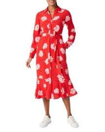 HOBBS LONDON Orelia Floral Print Midi Dress   Bloomingdales at Bloomingdales