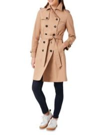 HOBBS LONDON Petites Saskia Trench Coat Bloomingdales at Bloomingdales