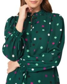 HOBBS LONDON Reena Dot Blouse    Bloomingdales at Bloomingdales