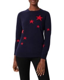 HOBBS LONDON Samira Star Print Sweater Bloomingdales at Bloomingdales