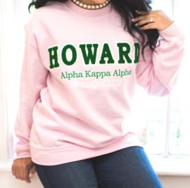 HOMAGE COLLECTION: PINK HOWARD SWEATSHIRT at Fashionably Greek