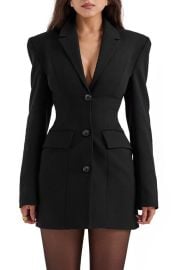 HOUSE OF CB Amia Long Sleeve Blazer Minidress at Nordstrom