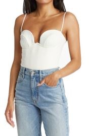 HOUSE OF CB Avery Underwire Thong Bodysuit at Nordstrom