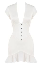 HOUSE OF CB Tannia Corset Cocktail Dress at Nordstrom