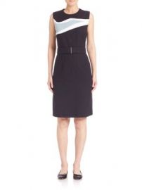 HUGO BOSS - Blurred Focus Sheath Dress at Saks Off 5th