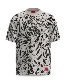 HUGO Dandiego Cotton Printed Tee Bloomingdales at Bloomingdales