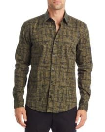 HUGO Ermo Cotton Blend Slim Fit Button Down Shirt Bloomingdales at Bloomingdales