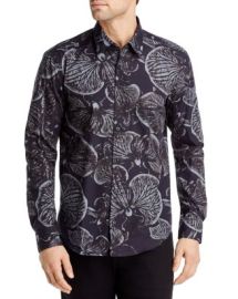 HUGO Ermo Slim Fit Printed Shirt   Bloomingdales at Bloomingdales