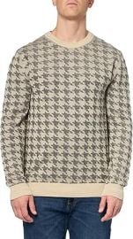 HUGO Menx27s Pattern Knit Cotton Pullover Sweater at Mens Clothing store at Amazon
