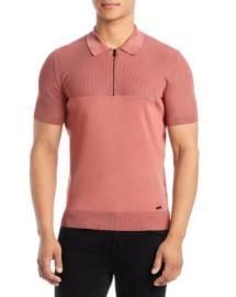 HUGO Sayfong Quarter Zip Polo Shirt Bloomingdales at Bloomingdales