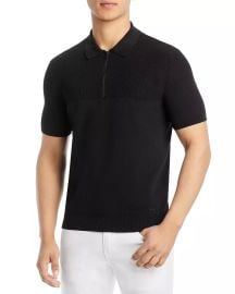 HUGO Sayfong Quarter Zip Polo Shirt Bloomingdales at Bloomingdales