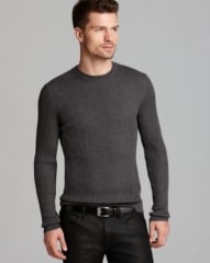 HUGO Smudon Slim Rib Sweater at Bloomingdales