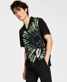 HUGO by Hugo Boss Mens Ellino Relaxed-Fit Printed Shirt - Macys at Macys