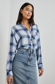 HUNTER SHIRT - LILAC CRYSTAL NAVY Rails at Rails