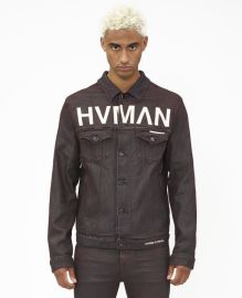 HVMAN Mk1 Denim Jacket Overspray Shop Premium Outlets at Shop Simon