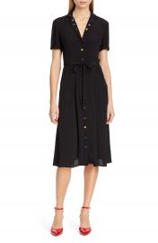 HVN Maria Pajama Midi Dress   Nordstrom at Nordstrom