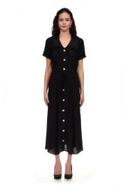 HVN Marina Button Down Dress at HVN