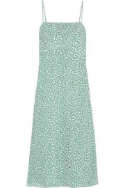 HVN Nora printed silk dress at Net A Porter