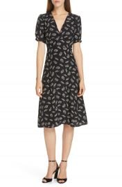 HVN Paula Print Silk Dress   Nordstrom at Nordstrom