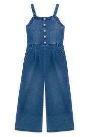 Habitual Kids Kids Wide Leg Knit Jumpsuit in Indigo at Nordstrom