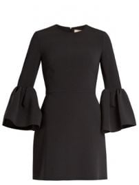 Hadari bell-sleeved cady dress   Roksanda at Matches