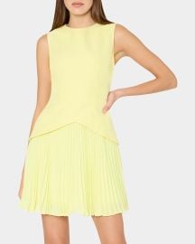 Haddy Pleated Minidress at Neiman Marcus
