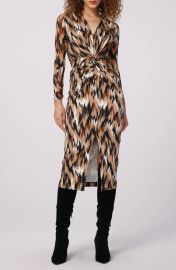 Hades Two Abstract Print Long Sleeve Dress at Nordstrom