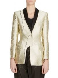 Haider Ackermann - Asymmetric Metallic Jacket at Saks Fifth Avenue