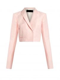 Haider Ackermann Mercure linen-blend cropped jacket at Matches