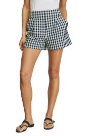 Haina Gingham Stretch Cotton Shorts at Nordstrom