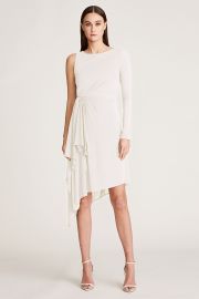 Haley Boat Neck Dress at Halston