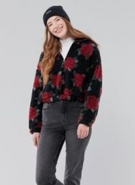 Half-Zip Sherpa Sweatshirt by Hollister at Hollister