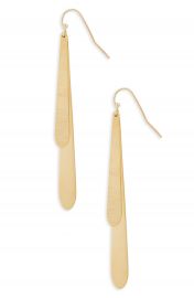 Halogen   Double Eclipse Linear Drop Earrings at Nordstrom