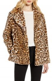 Halogen   Faux Fur Coat   Nordstrom at Nordstrom