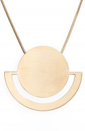 Halogen   Horizon Disc Pendant Necklace at Nordstrom