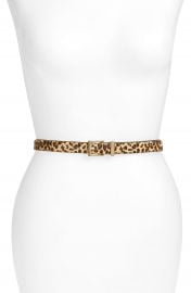 Halogen   Square Keeper Calf Hair Belt  Regular  amp  Plus Size    Nordstrom at Nordstrom