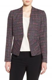 Halogen   Structured Tweed Jacket  Regular  amp  Petite at Nordstrom