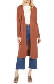 Halogen   Wool  amp  Cashmere Long Cardigan  Regular  amp  Petite    Nordstrom at Nordstrom