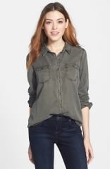 Halogen Chambray Shirt at Nordstrom